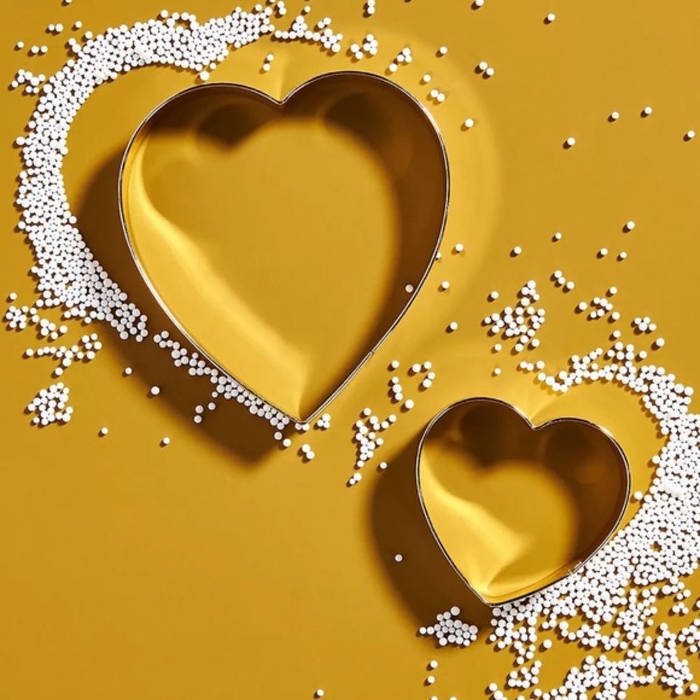 Anthropologie-Heart Cookie Cutters, Set of 2
